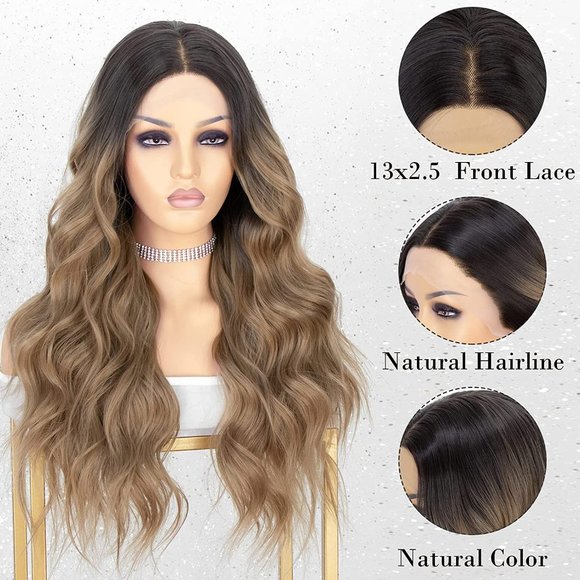 Ombre Brown Lace Front Wig main image 5